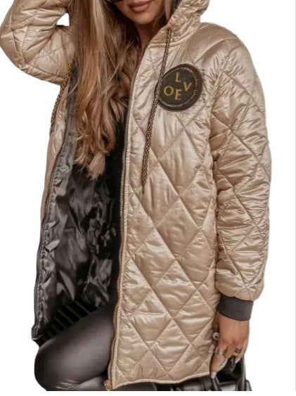 Warme Winterjacke Gefüttert Isoliert - IdealeKleiden