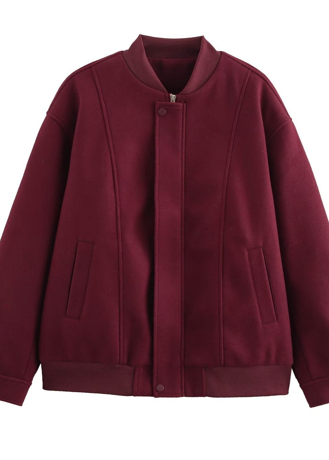 Sportliche Varsity Jacke Bomber Style