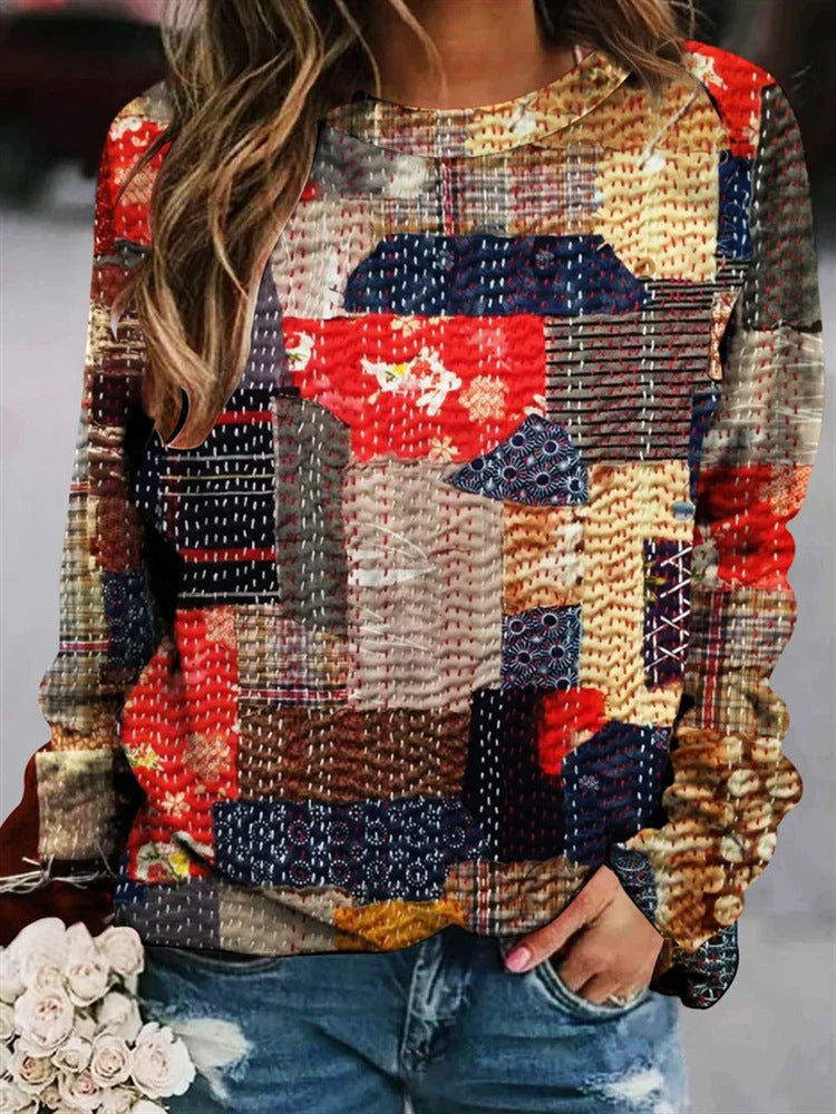Stylische Pullover aus Bedruckter Wolle