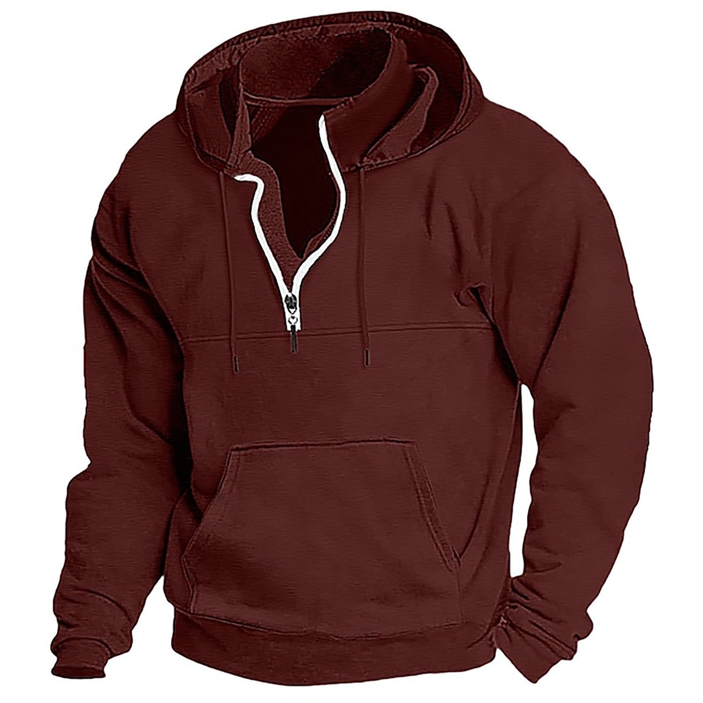 Herren Kapuzenpullover Bequem Reißverschluss