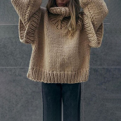 Übergroße Frauenpullover Oversized Style - IdealeKleiden