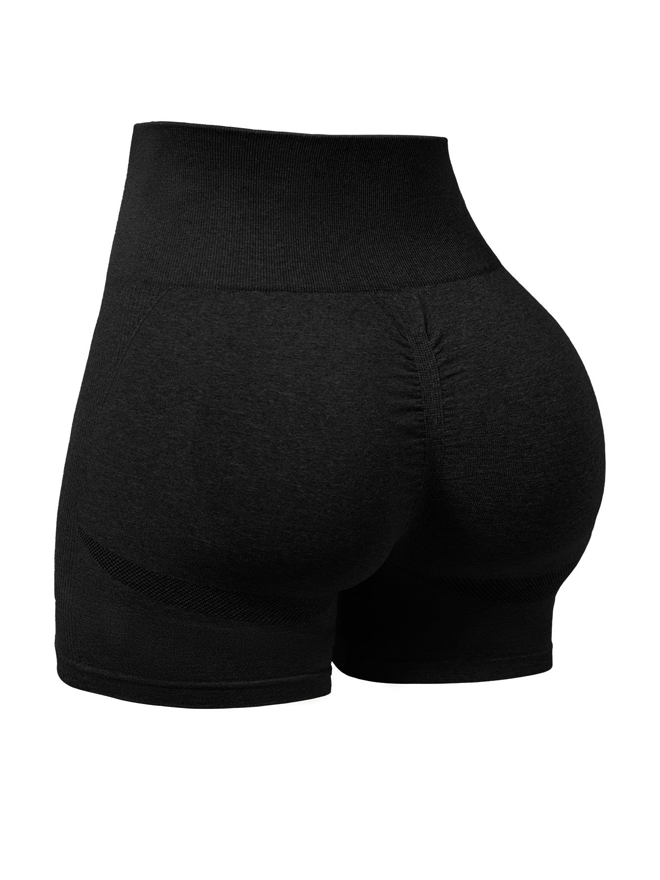 Damen Fitness Shorts Hoch Tailliert Komfortabel