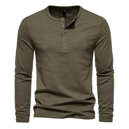 Herren Langarmshirt Stilvoll Elegent
