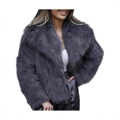 Kunstfelljacke Elegant Warm Damen