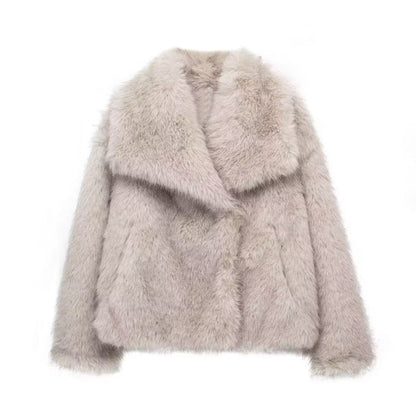 Kunstfelljacke Elegant Warm Damen