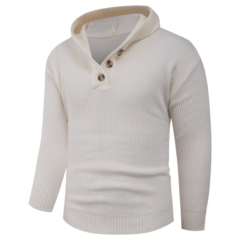Herren Pullover Schalkragen Elegantes Design