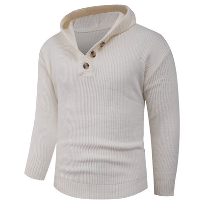 Herren Pullover Schalkragen Elegantes Design