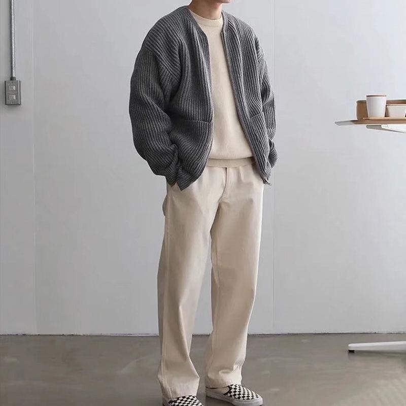 Bequemer Herren Cardigan Lässig Stil - IdealeKleiden