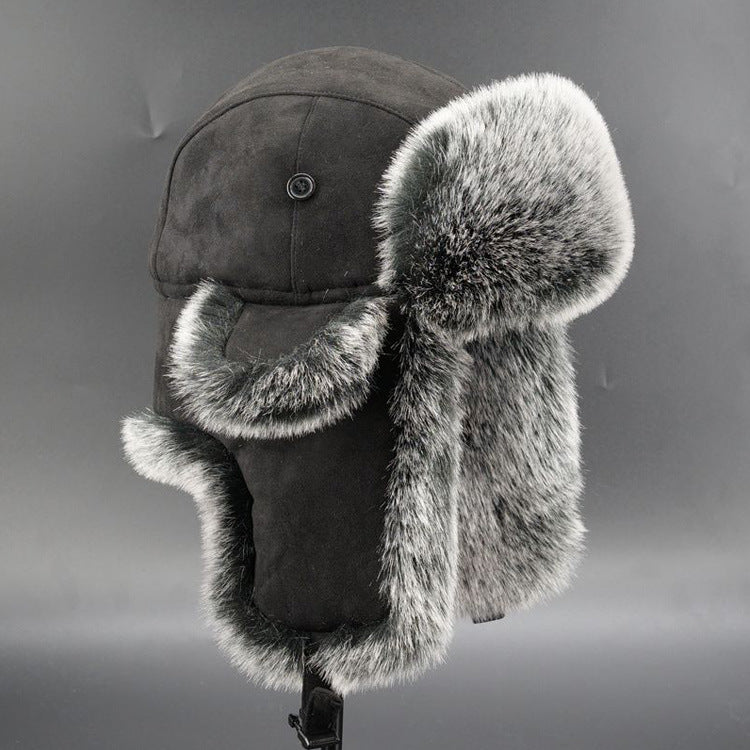 Damen Kunstfell Mütze Ohrenschutz Warm Elegant - IdealeKleiden