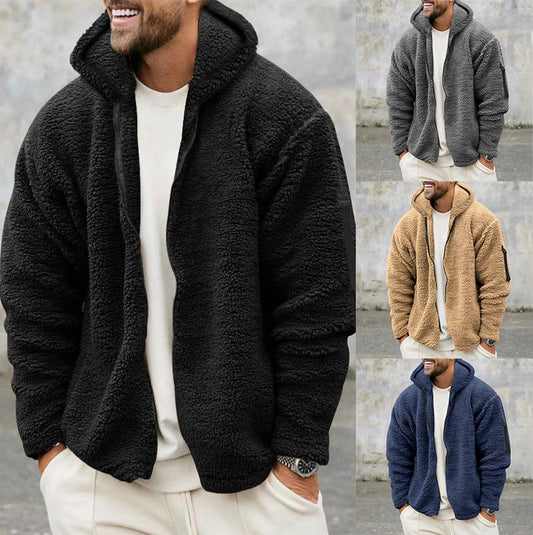 Herren Fleecejacke Warm Bequem Outdoor - IdealeKleiden