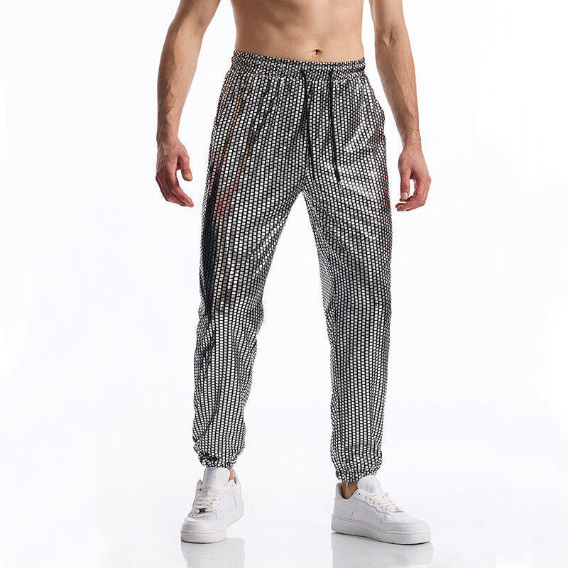 Herren Sport Jogginghose Reflektierend Laufhose