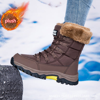 Damen Winterstiefel Warm Fleece Innensohle Rutschfest
