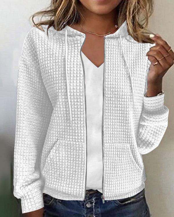 Stylische Damenjacke mit Einfacher Umhängetasche