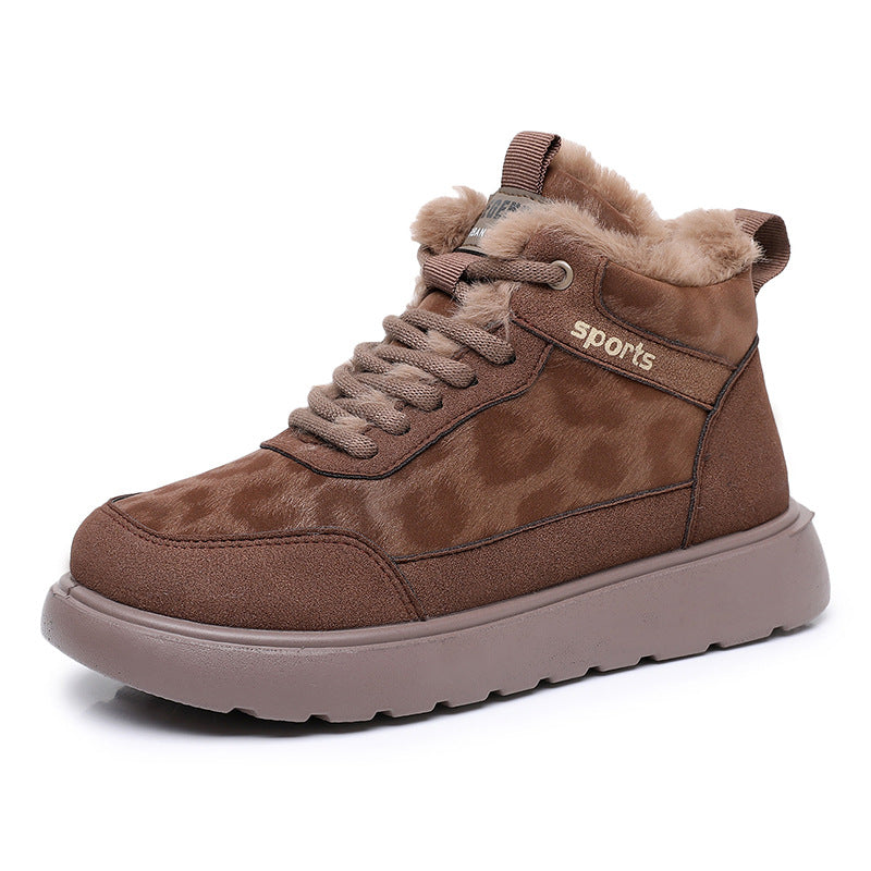 Damen Winter Sneaker Warm Isoliert Rutschfest