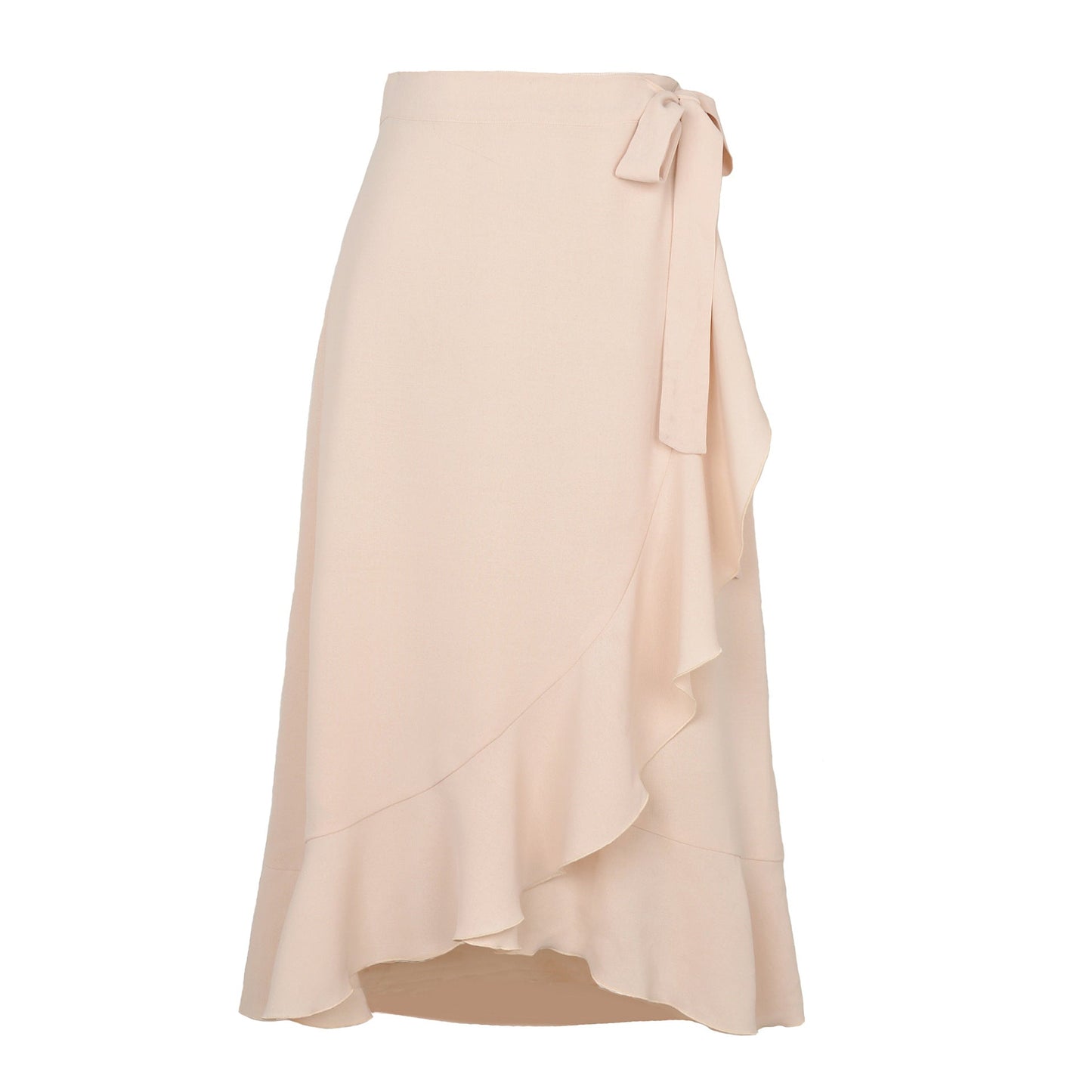 Damen Wickelrock Elegant Fließend Sommerkleid