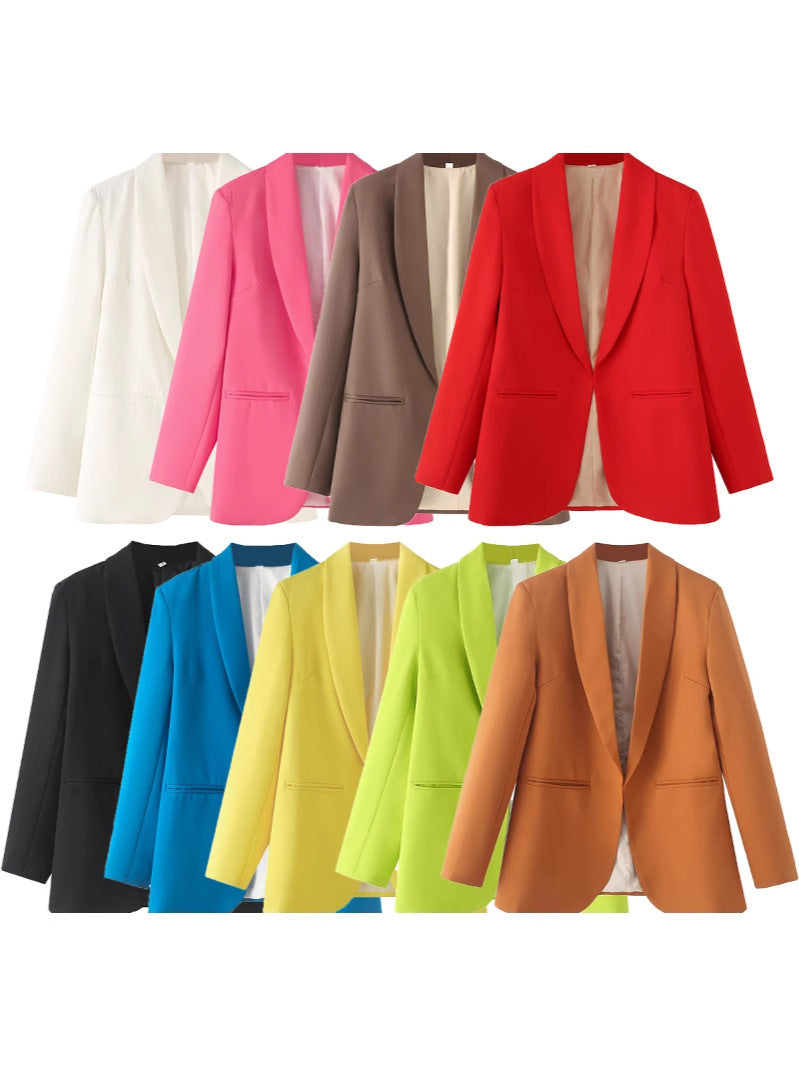 Damen Blazer Elegant Modern Schnitt - IdealeKleiden
