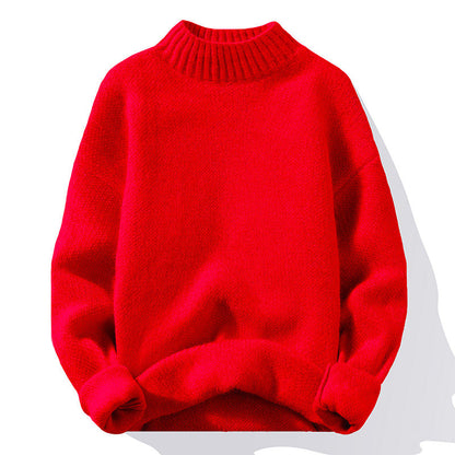 Damen Pullover Hochwertig Rippstrick Soft Kragen