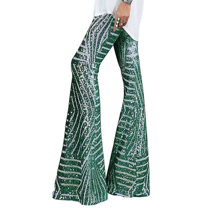 Glitzernde Partyhose Schlagpailletten Design