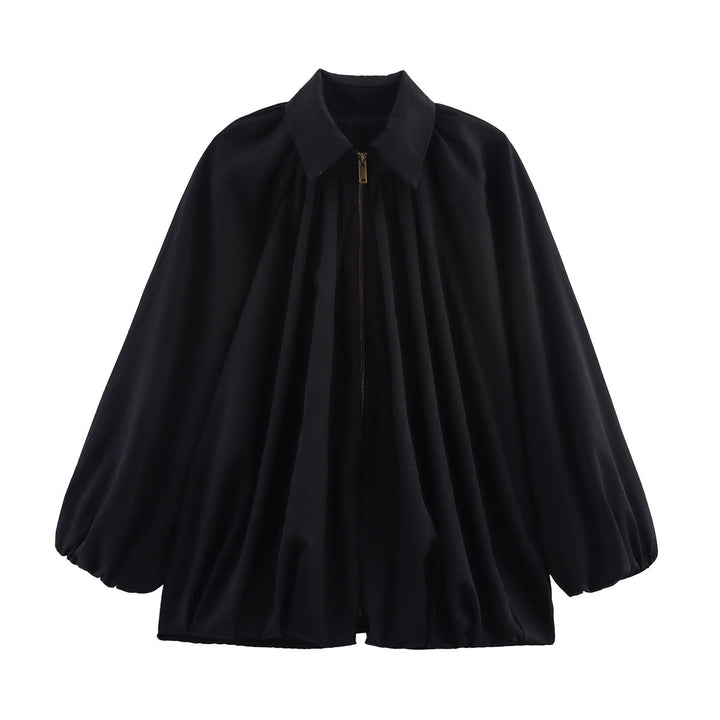 Damen Bluse Oversized Leicht Rüschen Design