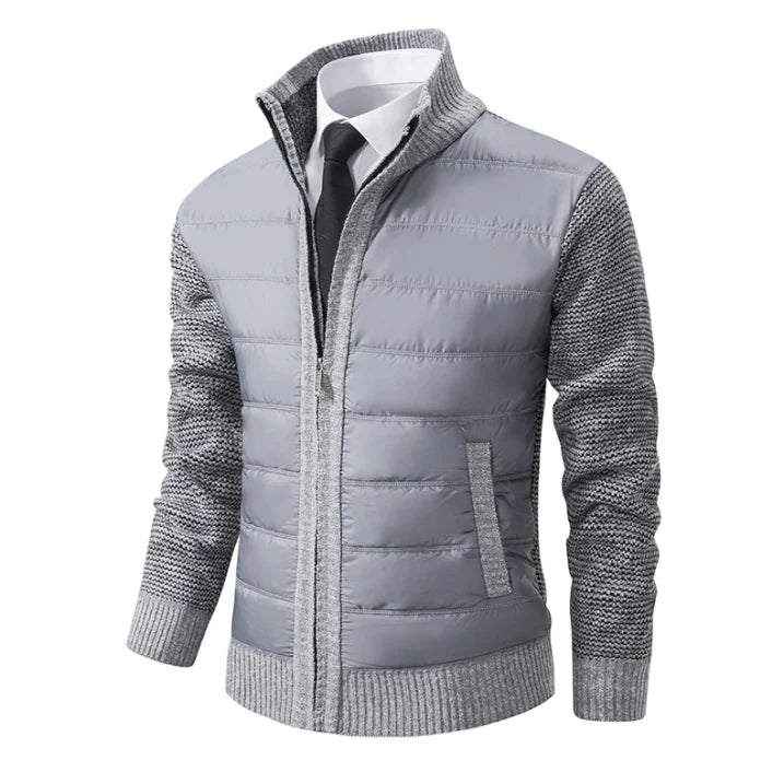 Herren Steppjacke Warm Isoliert Langarm