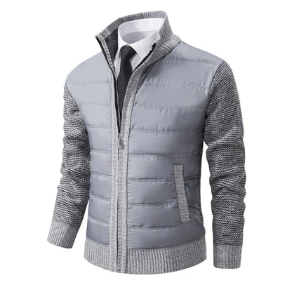 Herren Steppjacke Warm Isoliert Langarm