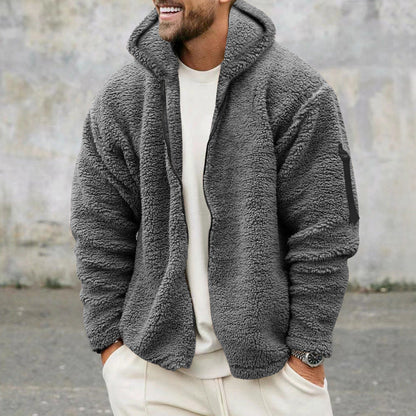 Herren Fleecejacke Warm Bequem Outdoor
