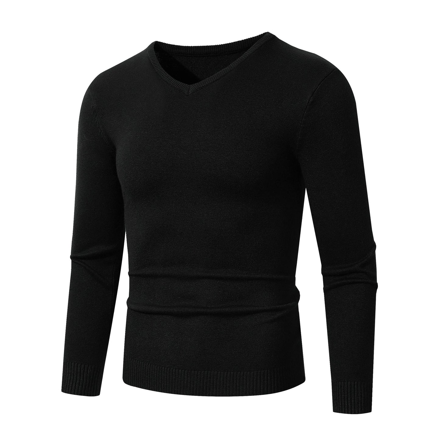 Herren Pullover V-Ausschnitt Soft Baumwolle