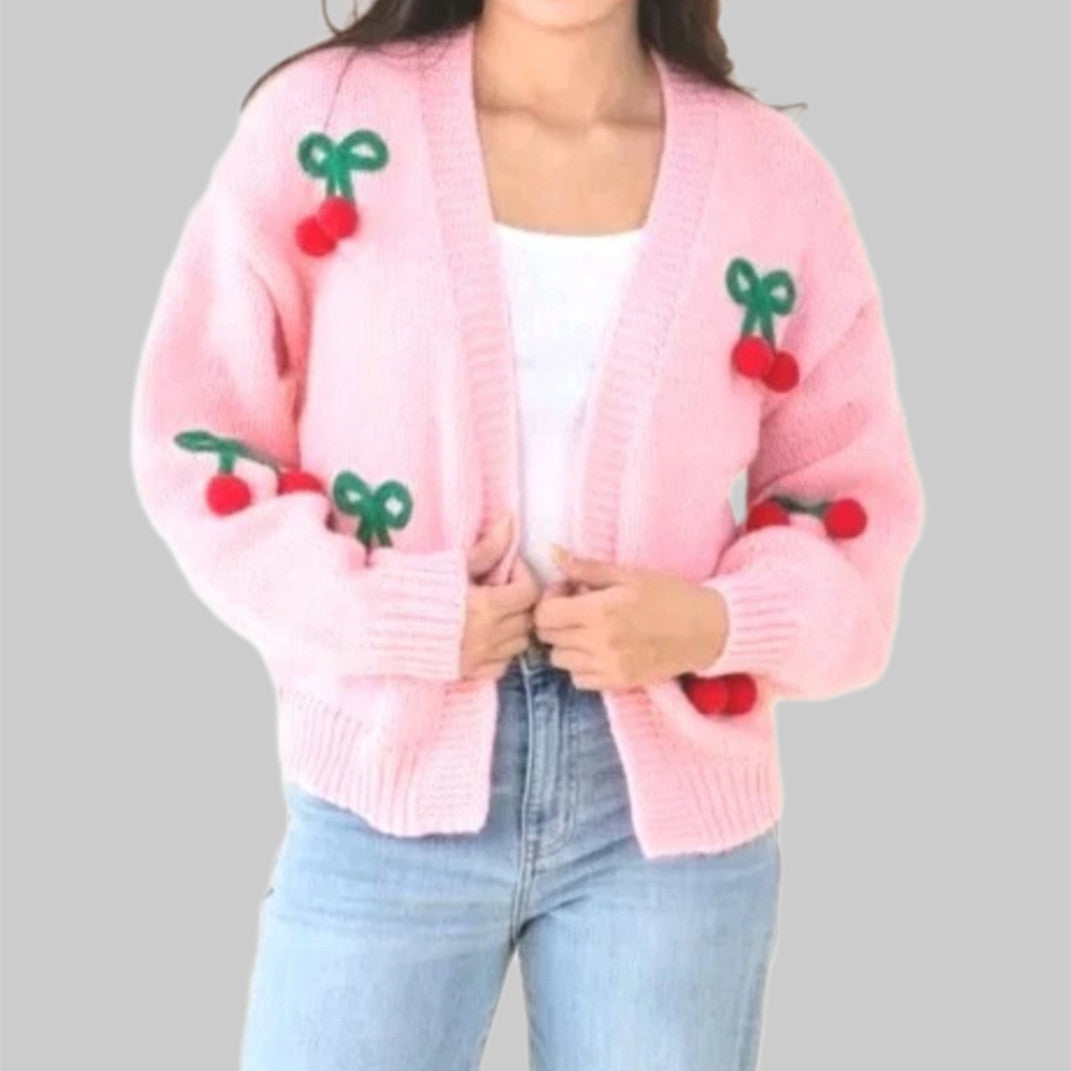Damen Strickcardigan Damen Elegant Dekorativ