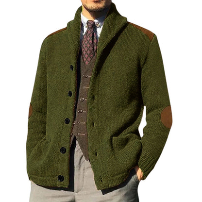 Herren Strickjacke Elegantes Design Klassischer Stil
