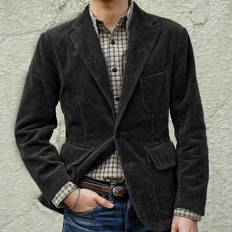 Herren Cordjacke Elegant Sportlich