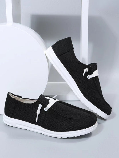 Damen Slip-On Schuhe Bequem Elastisch Rutschfest