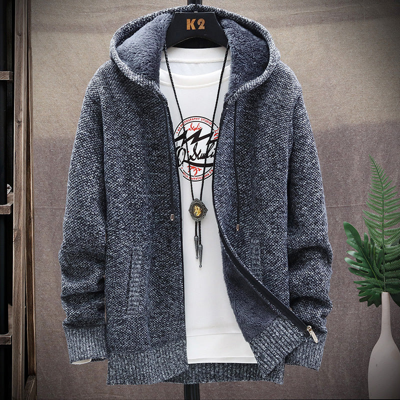 Herren Kapuzenjacke Bequem Stylisch Outdoor - IdealeKleiden