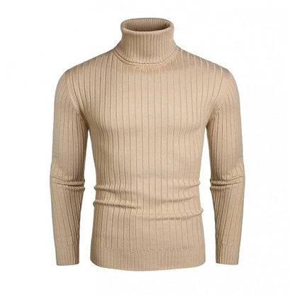 Herren Pullover Rollkragen Strick Design