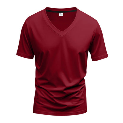 Herren T-Shirt V-Ausschnitt Leicht atmungsaktiv