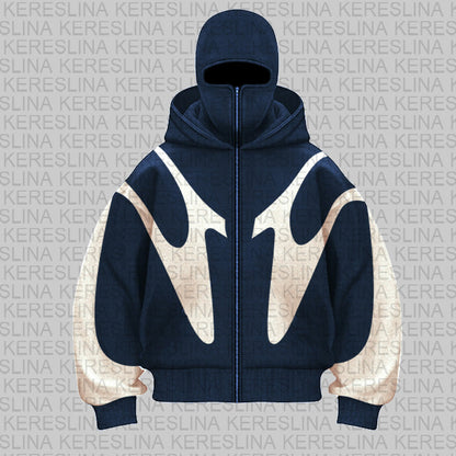 Damen Mode Oversized KapuzenjackeGroßes Design