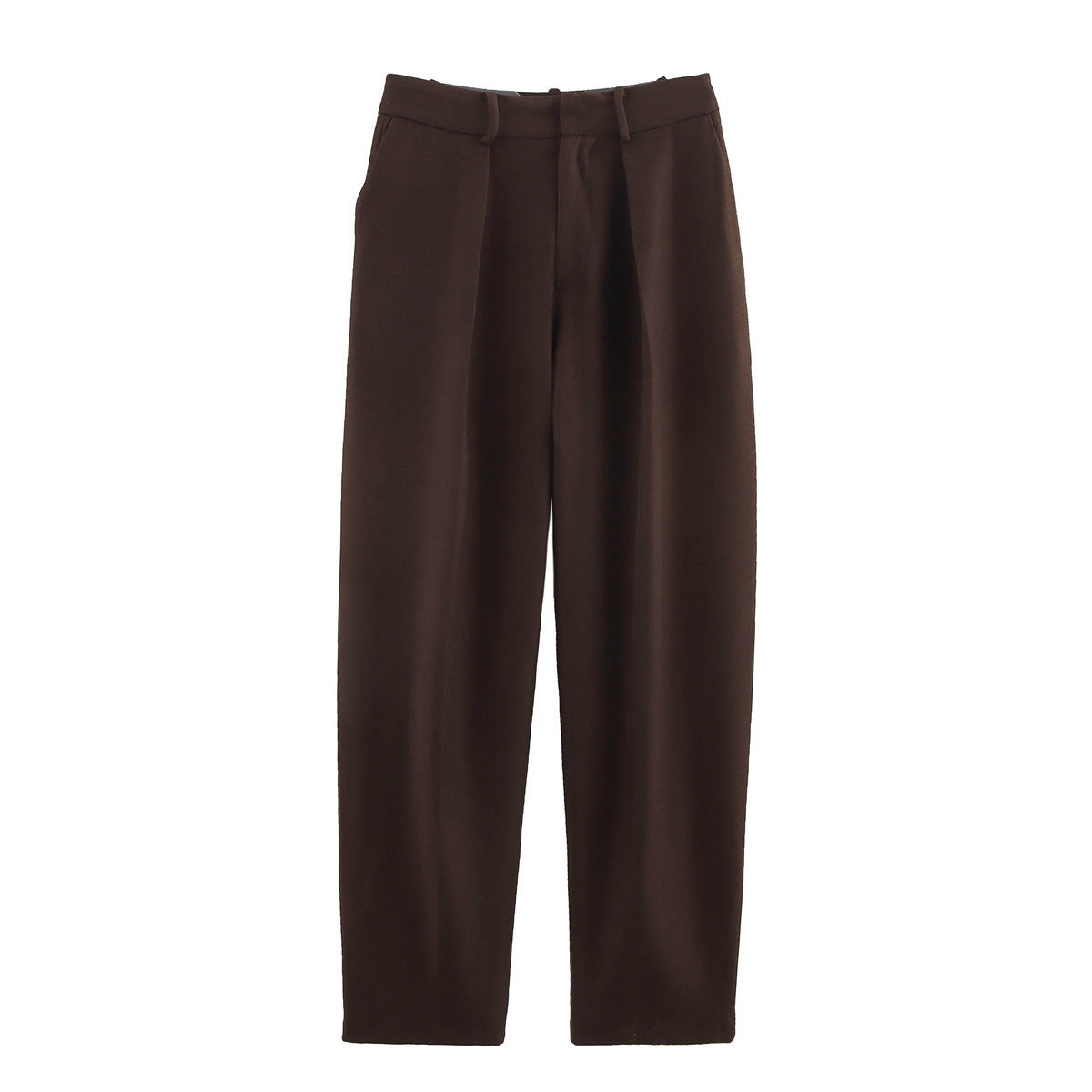 Damen Anzughose Elegant Bequem Falten Design
