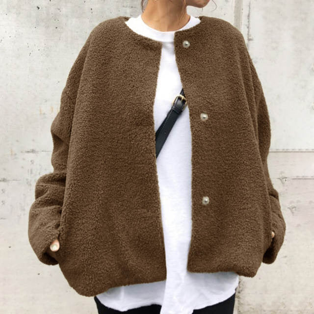 Stylische Damenjacke Knöpfe Modern Chic
