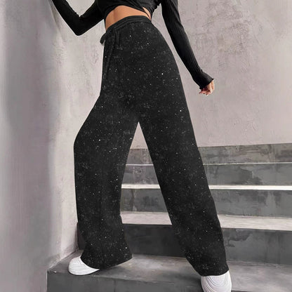Elegante Maxikleid Glitzer Effekt Elastisch