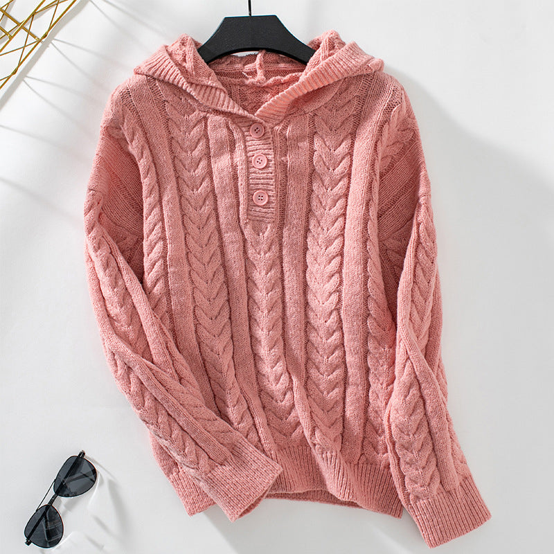 Klassische Pullover Damen Zopf Muster