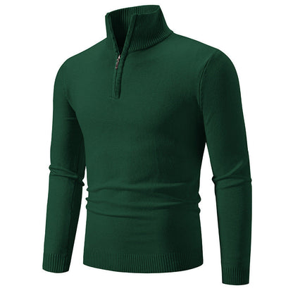 Herren Pullover Modern Kurz Reißverschluss