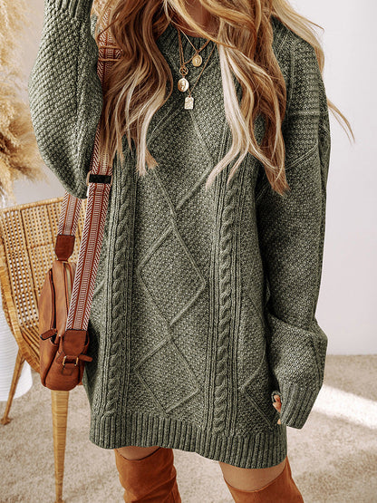 Großes Strickkleid Damen Übergröße