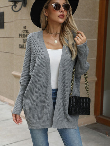 Damen Strickjacke Lässig Oversized Style