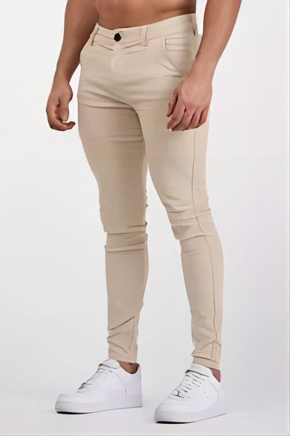 Herren Chino Hose Slim Fit Elegant