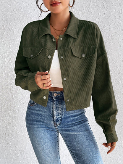 Frauen Vintage Jacke Elegant Retro Look