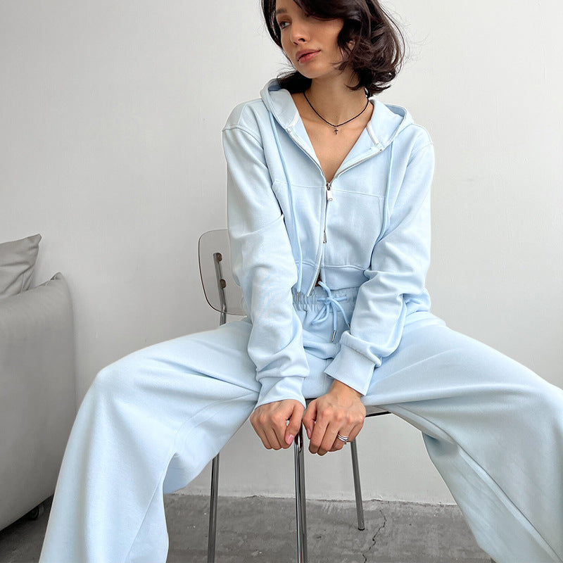 Damen Sportanzug Hoodie und Jogginghose Hochwertig Bequem - IdealeKleiden