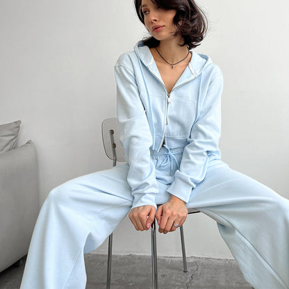 Damen Sportanzug Hoodie und Jogginghose Hochwertig Bequem - IdealeKleiden