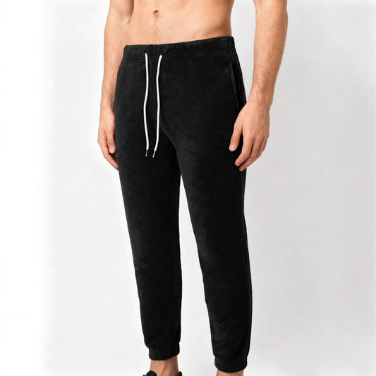 Herren Fleece Jogginghose Bequem Warm - IdealeKleiden