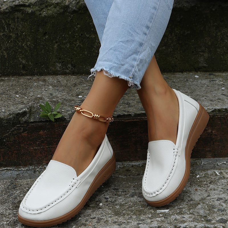Damen Mokassins Elegantes Design Rutschfeste Sohle