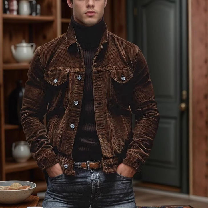 Herren Cordjacke Robust & Stilvoll
