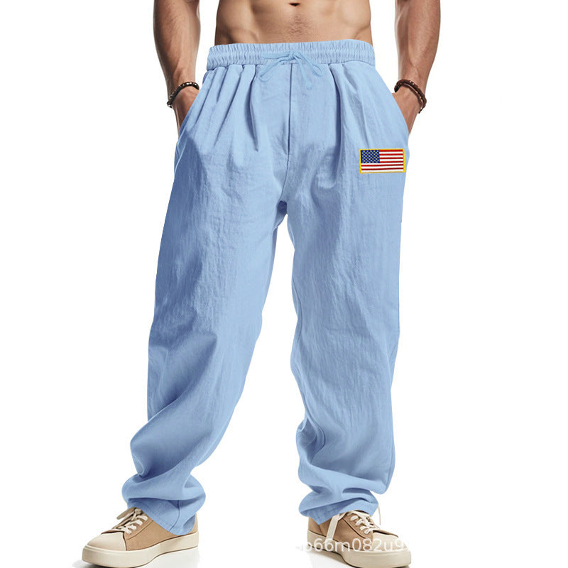Herren Freizeithose Amerikanisches Design Elastischer Bund - IdealeKleiden
